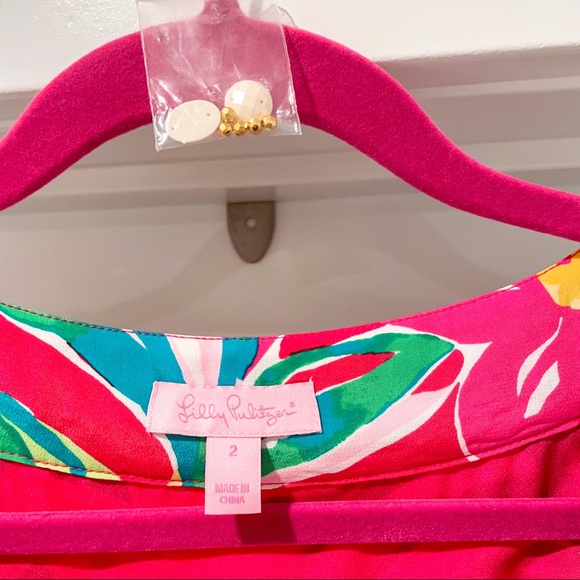 Lilly Pulitzer Shift Dress - Seamus Beaded Neck - Picture 9 of 9